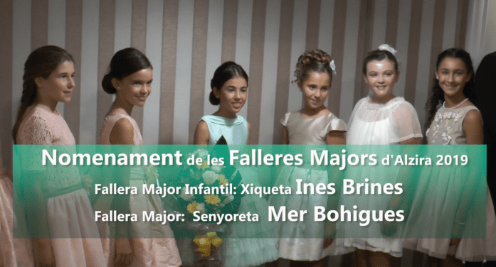 nomenamentde les Falleres majors Alzira